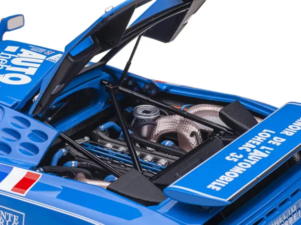 Bugatti EB110 #34 Alain Cudini - Eric Helary - Jean-Christophe Boullion 24 Hours of Le Mans (1994) 1/18 Model Car by Autoart #4