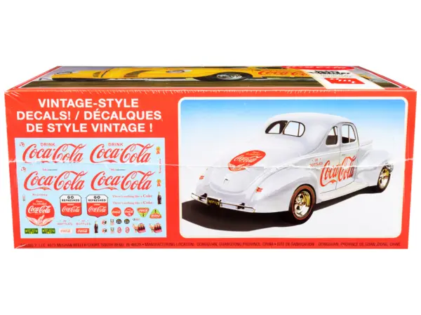 Skill 3 Model Kit 1940 Ford Coupe "Coca-Cola" 1/25 Scale Model by AMT #2