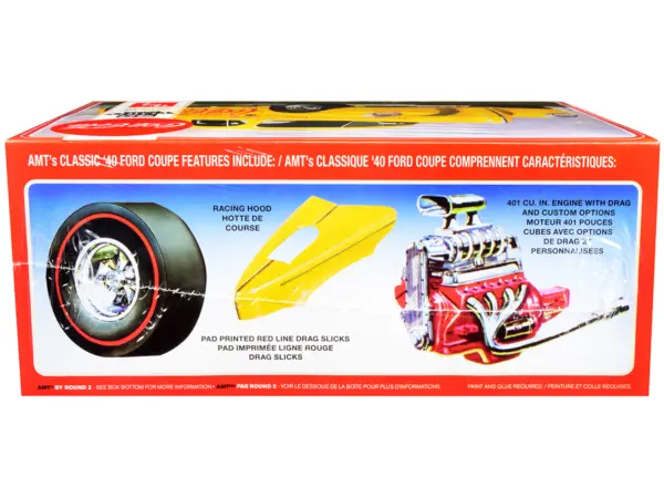 Skill 3 Model Kit 1940 Ford Coupe "Coca-Cola" 1/25 Scale Model by AMT #3