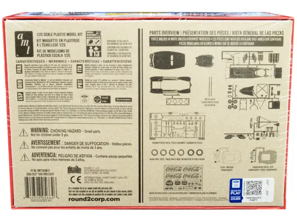 Skill 3 Model Kit 1940 Ford Coupe "Coca-Cola" 1/25 Scale Model by AMT #4