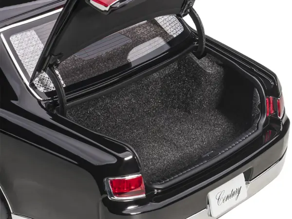 Toyota Century with Curtains RHD (Right Hand Drive) Black Special Edition 1/18 Model Car by Autoart #4