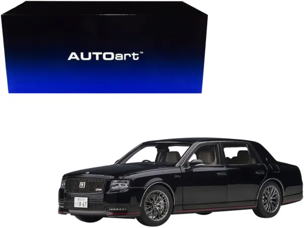 Toyota Century GRMN RHD (Right Hand Drive) Black 1/18 Model Car by Autoart #1