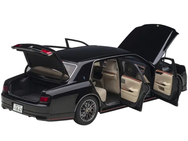 Toyota Century GRMN RHD (Right Hand Drive) Black 1/18 Model Car by Autoart #2