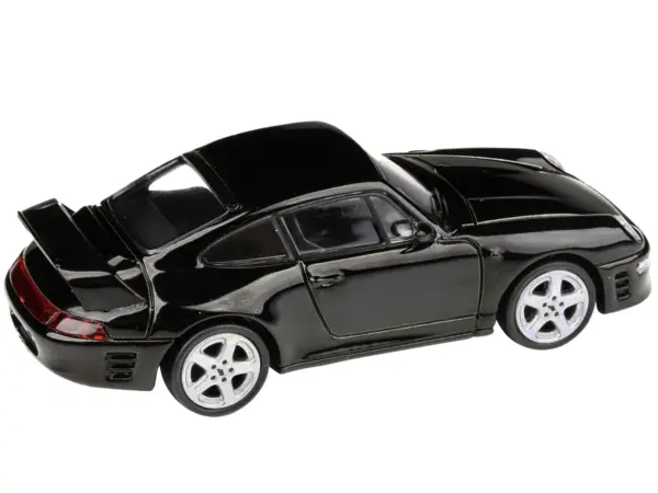 1995 RUF CTR2 Black 1/64 Diecast Model Car by Paragon #2