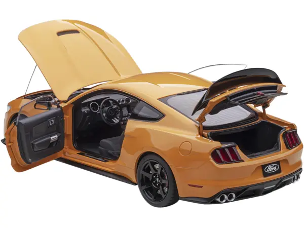 Ford Mustang Shelby GT-350R Orange Fury Metallic 1/18 Model Car by Autoart #2