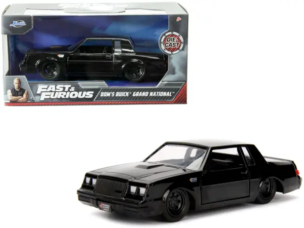 Dom's Buick Grand National Black "Fast & Furious" Movie 1/32 Diecast Model Car by Jada #1