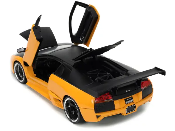 Lamborghini Murcielago LP 640 Yellow Metallic and Matt Black "Hyper-Spec" Series 1/24 Diecast Model Car by Jada #3