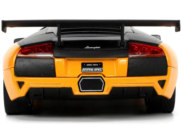 Lamborghini Murcielago LP 640 Yellow Metallic and Matt Black "Hyper-Spec" Series 1/24 Diecast Model Car by Jada #5