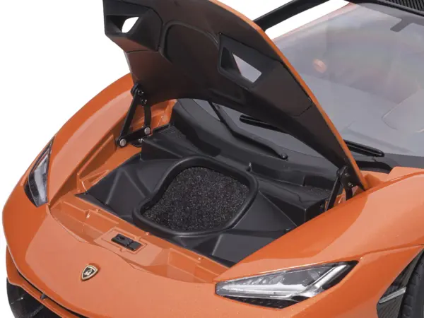 Lamborghini Centenario Arancio Argos / Pearl Orange with Carbon Top 1/18 Model Car by Autoart #3