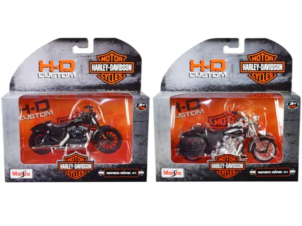 Harley-Davidson Motorcycles 6 piece Set Series 41 1/18 Diecast Models by Maisto #3