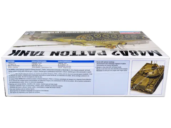Level 4 Model Kit M48A2 Patton Tank 1/35 Scale Model by Revell #2