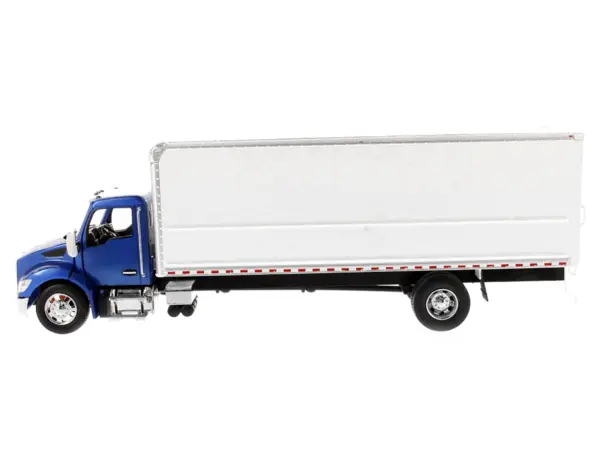 Kenworth T280 with Supreme Signature Van Truck Body Blue and White "Transport Series" 1/32 Diecast Model by Diecast Masters #2