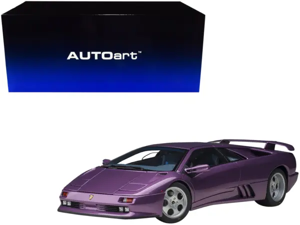 Lamborghini Diablo SE30 Viola Purple Metallic 1/18 Model Car by Autoart #1