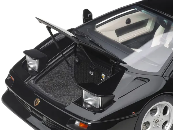 Lamborghini Diablo SE30 Deep Black Metallic 1/18 Model Car by Autoart #3