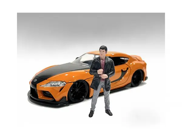 "Car Meet 3" Figurine 3 for 1/24 Scale Models by American Diorama #1