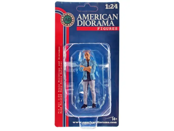 "Car Meet 3" Figurine 6 for 1/24 Scale Models by American Diorama #3