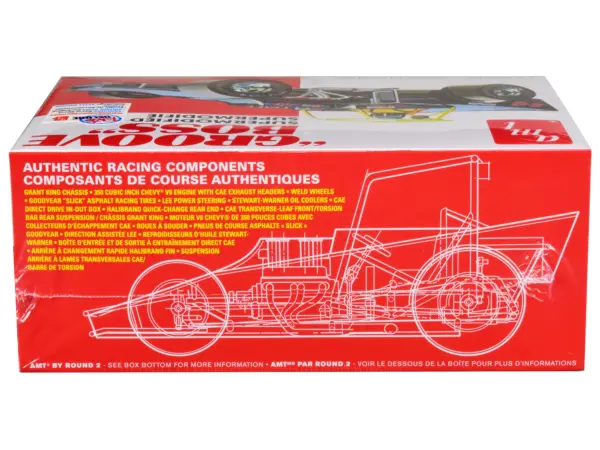 Skill 2 Model Kit "Groove Boss" Supermodified Racer 1/25 Scale Model by AMT #3