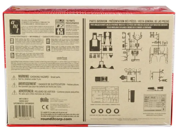 Skill 2 Model Kit "Groove Boss" Supermodified Racer 1/25 Scale Model by AMT #4