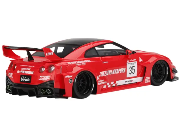 Nissan 35GT-RR Ver. 1 LB-Silhouette WORKS GT RHD (Right Hand Drive) #35 Infinite Motorsport 1/18 Model Car by Top Speed #3
