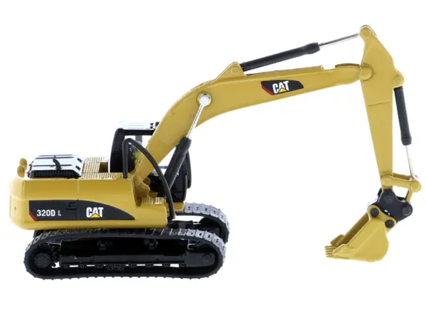 CAT Caterpillar 320D L Hydraulic Excavator with Multiple Work Tools and Operator "High Line" Series 1/87 (HO) Scale Diecast Model by Diecast Masters #3