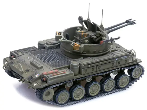 M42 Duster Self-Propelled Anti-Aircraft Gun "Delta Dud's" "US Army - Vietnam War II Field Force 5th Battalion 2nd Field Artillery Regimen" 1/72 Diecast Model by Panzerkampf #3