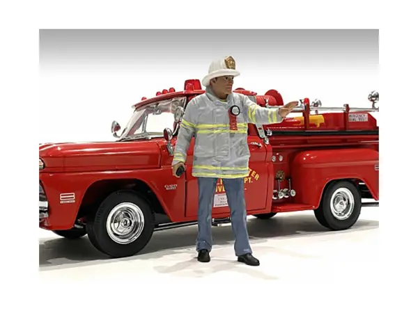 "Firefighters" Fire Captain Figure for 1/18 Scale Models by American Diorama #2