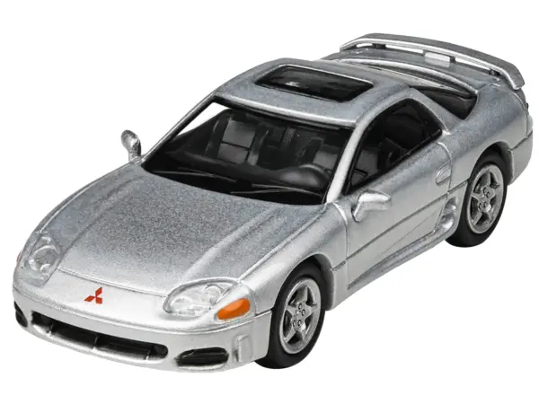 Mitsubishi 3000GT GTO Silver Metallic with Sunroof 1/64 Diecast Model Car by Paragon Models #3