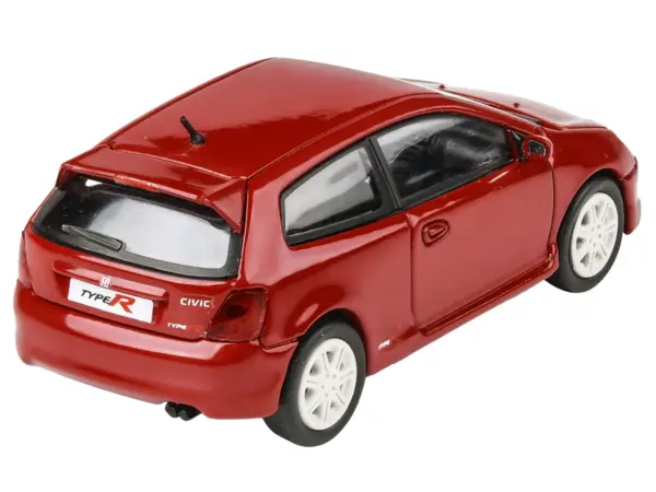 2001 Honda Civic Type R EP3 Milano Red 1/64 Diecast Model Car by Paragon Models #3