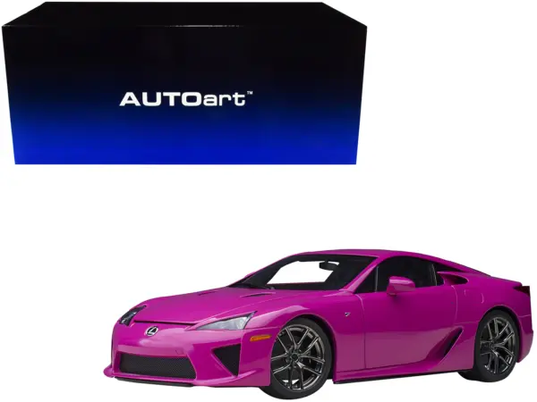 Lexus LFA Passionate Pink 1/18 Model Car by Autoart #1