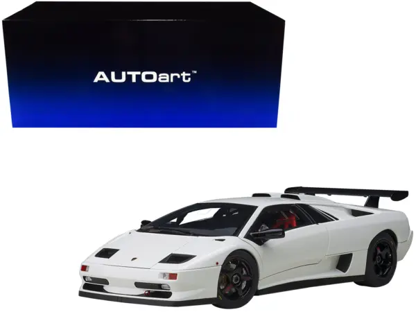 Lamborghini Diablo SV-R Impact White 1/18 Model Car by Autoart #1