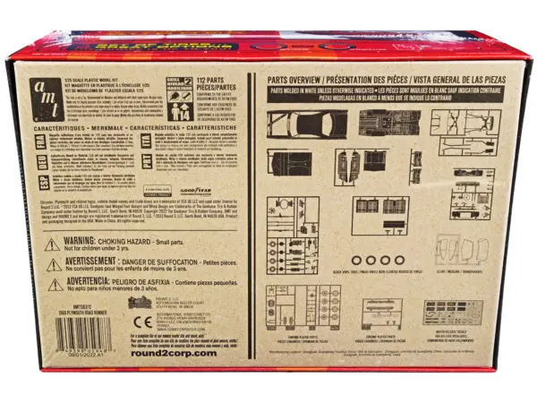 Skill 2 Model Kit 1968 Plymouth Road Runner 1/25 Scale Model by AMT #4