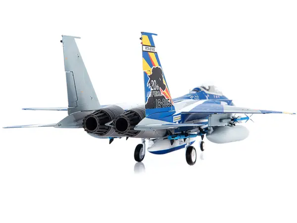 F-15DJ JASDF (Japan Air Self-Defense Force) Eagle Fighter Aircraft "23rd Fighter Training Group 20th Anniversary" with Display Stand Limited Edition to 600 pieces Worldwide 1/72 Diecast Model by JC Wings #3