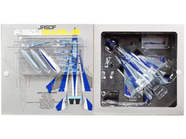 F-15DJ JASDF (Japan Air Self-Defense Force) Eagle Fighter Aircraft "23rd Fighter Training Group 20th Anniversary" with Display Stand Limited Edition to 600 pieces Worldwide 1/72 Diecast Model by JC Wings #5