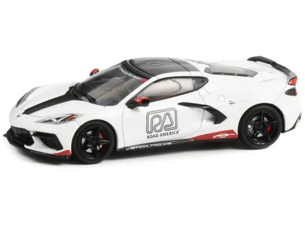 2020 Chevrolet Corvette C8 Stingray "Road America Official Pace Car" 1/43 Diecast Model Car by Greenlight #3