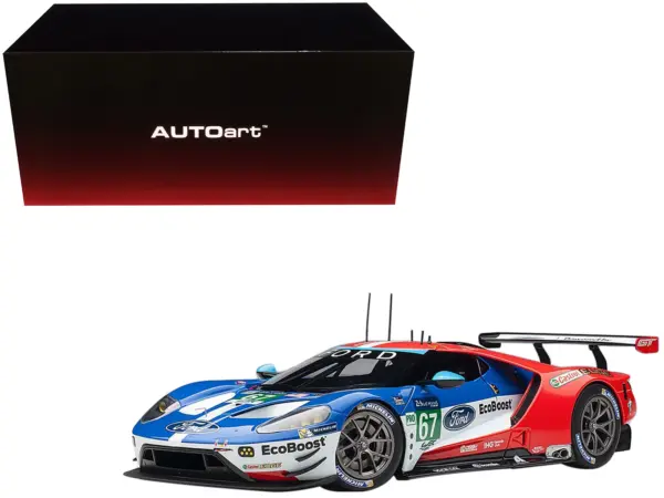 Ford GT #67 Harry Tincknell - Andy Priaulx - Pipo Derani "Ford Chip Ganassi Team UK" 24H Le Mans (2017) 1/18 Model Car by Autoart #1