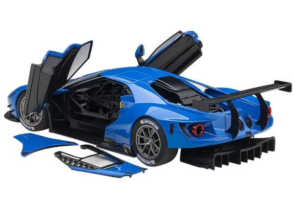 Ford GT Le Mans Plain Color Version Blue 1/18 Model Car by Autoart #2