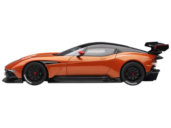 Aston Martin Vulcan Madagascar Orange with Carbon Top 1/18 Model Car by Autoart #3