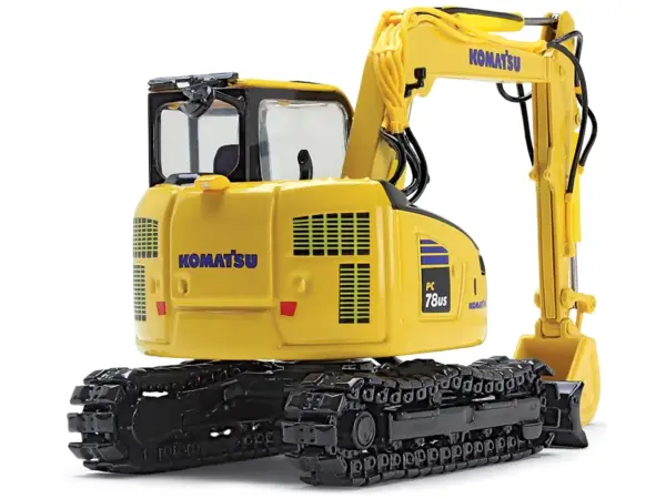 Komatsu PC78US-11 Excavator Yellow 1/50 Diecast Model by DCP/First Gear #5