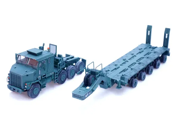 M1070 Heavy Equipment Transporter Army Green "Armor Premium" Series 1/72 Diecast Model by Panzerkampf #2