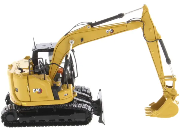 CAT Caterpillar 315 Track Type Hydraulic Excavator Yellow with Operator "High Line" Series 1/50 Diecast Model by Diecast Masters #2