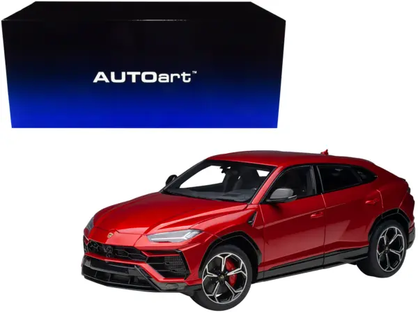 Lamborghini Urus Rosso Efesto Pearl Red 1/18 Model Car by Autoart #1