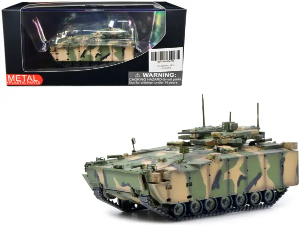 Russian (Object 695) Kurganets-25 Infantry Fighting Vehicle with Four Kornet EM Guided Missiles Camouflage 1/72 Diecast Model by Panzerkampf #1