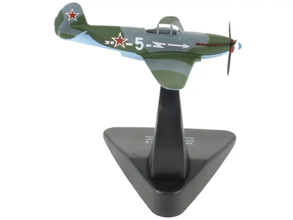 Yakovlev Yak-3 Fighter Plane Pilot Roger Sauvage Nomandie Regiment (Spring 1945) "Oxford Aviation" Series 1/72 Diecast Model Airplane by Oxford Diecast #2