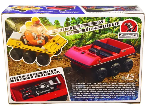 Skill 2 Moonbuggy/Amphicat 6-Wheeled ATV "Space: 1999" (1975-1977) TV Show 2-in-1 Model Kit 1/24 Scale Model by MPC #4