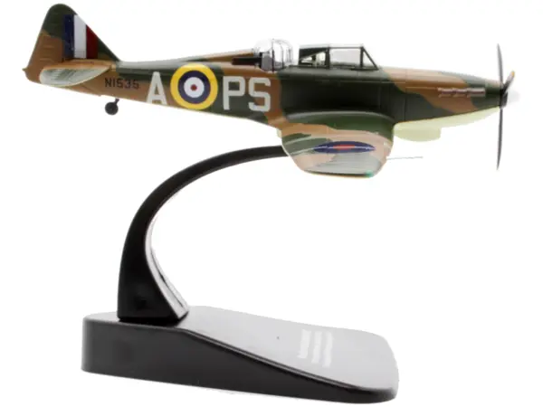 Boulton Paul Defiant MK I Fighter Plane Pilot: Sqn Ldr P Hunter Gunner Sgt F King 264 Squadron RAF Hornchurch (August 1940) "Oxford Aviation" Series 1/72 Diecast Model Airplane by Oxford Diecast #2