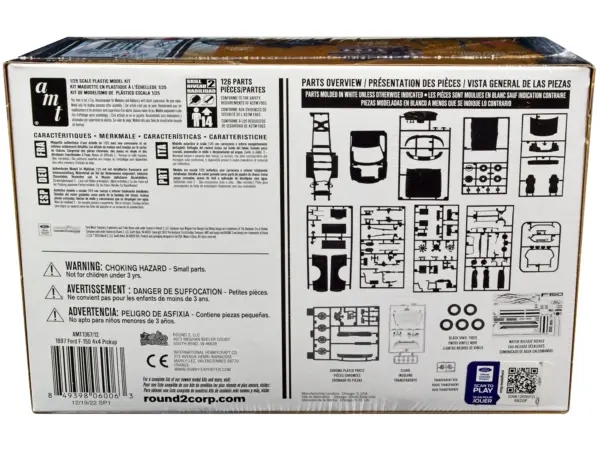 Skill 2 Model Kit 1997 Ford F-150 4X4 Pickup Truck 1/25 Scale Model by AMT #4