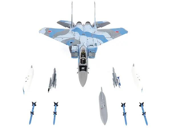 Mitsubishi F-15DJ Eagle Fighter Plane "JASDF (Japan Air Self-Defense Force) Tactical Fighter Training Group 40th Anniversary Edition" (2021) 1/72 Diecast Model by JC Wings #5