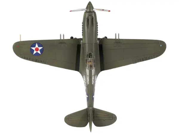 Curtiss P-40B HAWK 81A-2 (P-8127) Aircraft Fighter "47th Pursuit Squadron (15th Pursuit Group) Serial : 316/15P Hawaiian Islands Pearl Habor" (7 December 1941) "WW2 Aircrafts Series" 1/72 Diecast Model by Forces of Valor #3