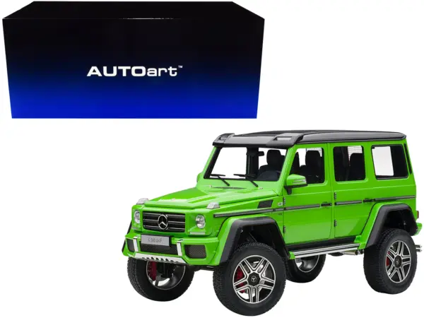 Mercedes Benz G500 4X4 2 Alien Green 1/18 Model Car by Autoart #1