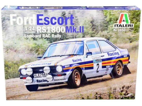 Skill 2 Model Kit Ford Escort RS 1800 Mk.II #2 Lombard RAC Rally (1981) 1/24 Scale Model by Italeri #1